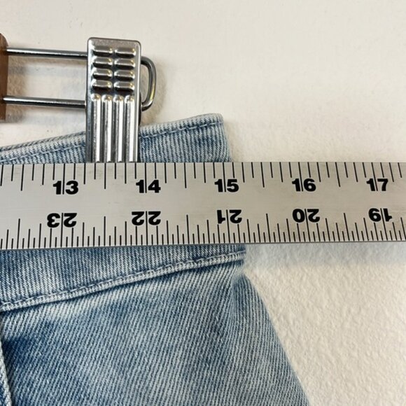 Sézane Rome Shorts Jeans Womens Size 6 Blue - Picture 3 of 7